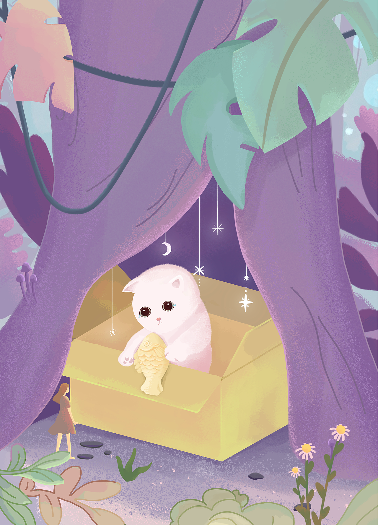 八月的画（图ZMjY1OTI5NDE2） - 商业插画 - 站酷设计师馥芮诗原创素材 - 站酷ZCOOL