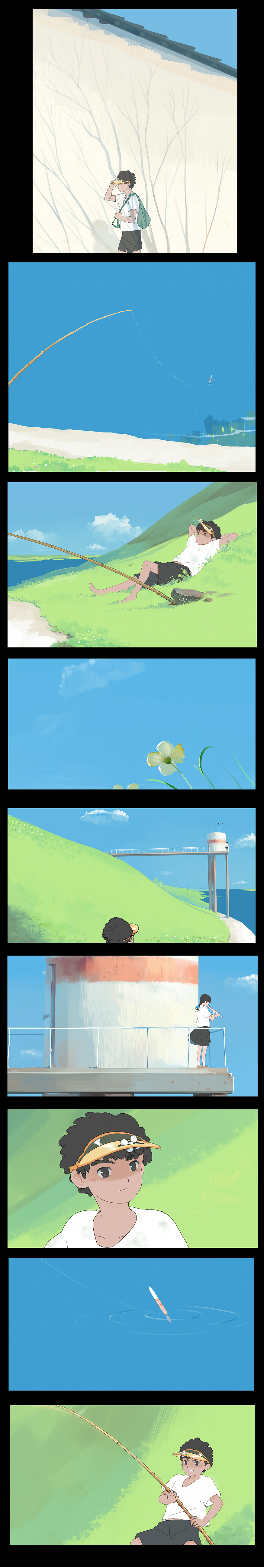 《青空·彼岸》 漫画1～4话完整版（图ZNzMyMDQ1OTI=） - 创作习作 - 站酷设计师邦乔彦原创素材 - 站酷ZCOOL