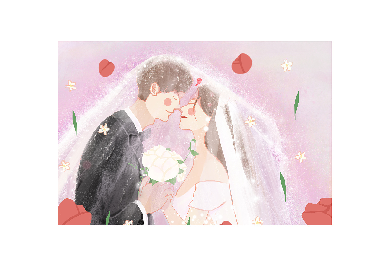 婚礼插画