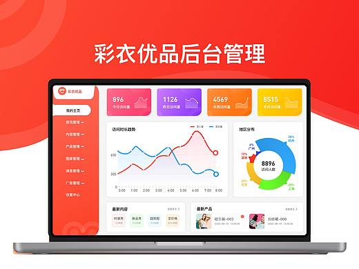 彩衣优品后台管理界面