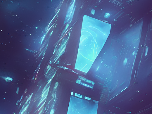 #站酷梦笔#星空,赛博朋克