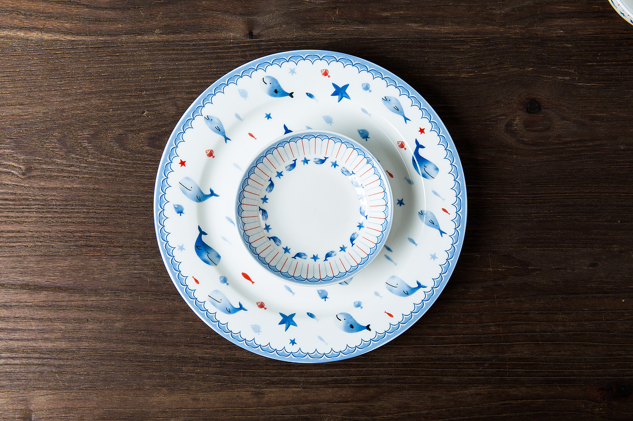 海洋系列陶瓷餐具（圖ZMTE2OTI1NzY0） - 產(chǎn)品攝影 - 站酷設(shè)計(jì)師攝影師茉莉原創(chuàng)素材 - 站酷ZCOOL