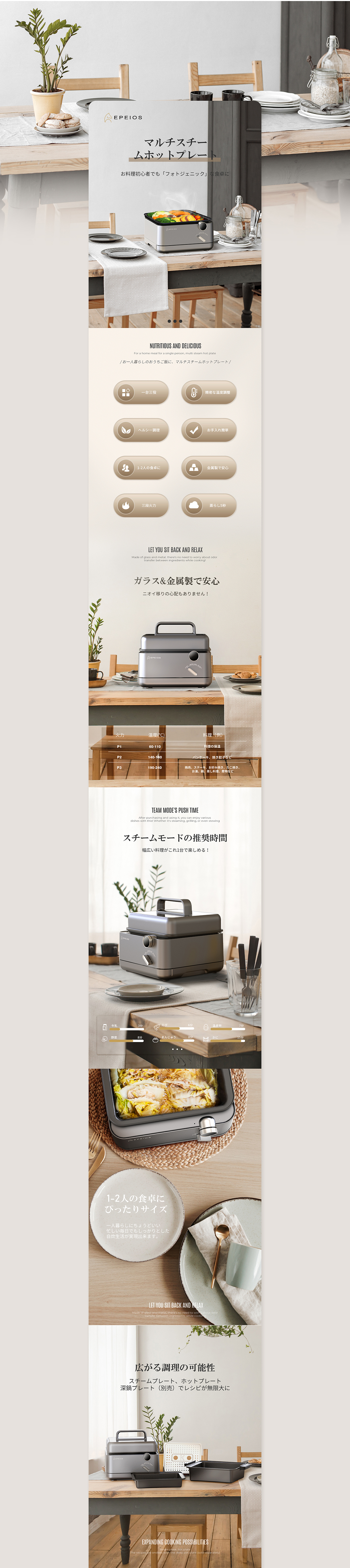 电商设计丨烹食之趣 — 多功能快蒸锅详情设计（图ZMzIzOTMxOTI0） - 电商 - 站酷设计师孙啊尧原创素材 - 站酷ZCOOL