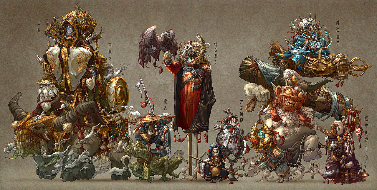 《楼兰》主题系列角色设定 — 2019年作品集（图ZMTkxMjI4ODE2） - 概念设定 - 站酷设计师XRCG学院原创素材 - 站酷ZCOOL