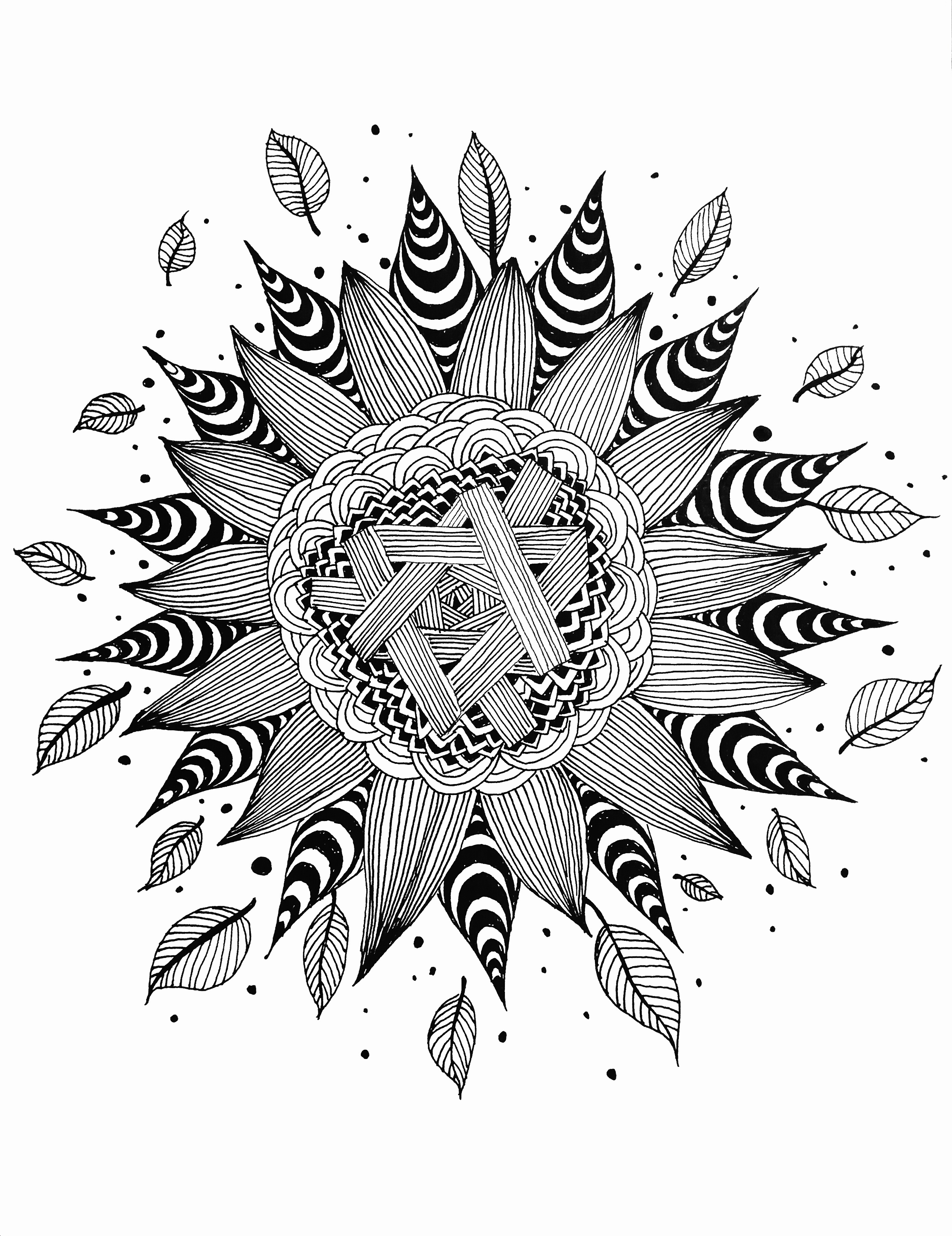 2018所有的黑白插画和儿插线稿合集|纯艺术|绘画|fieryu - 原创作品