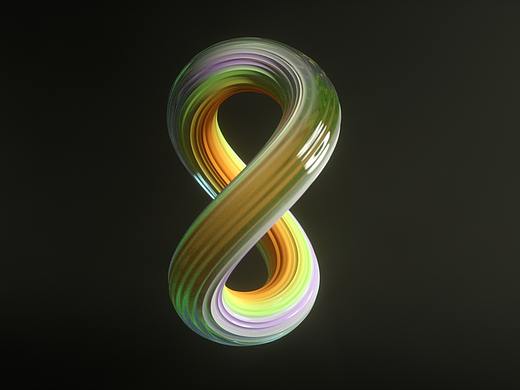 C4D配合使用OC渲染器的混合材质制作一个小效果