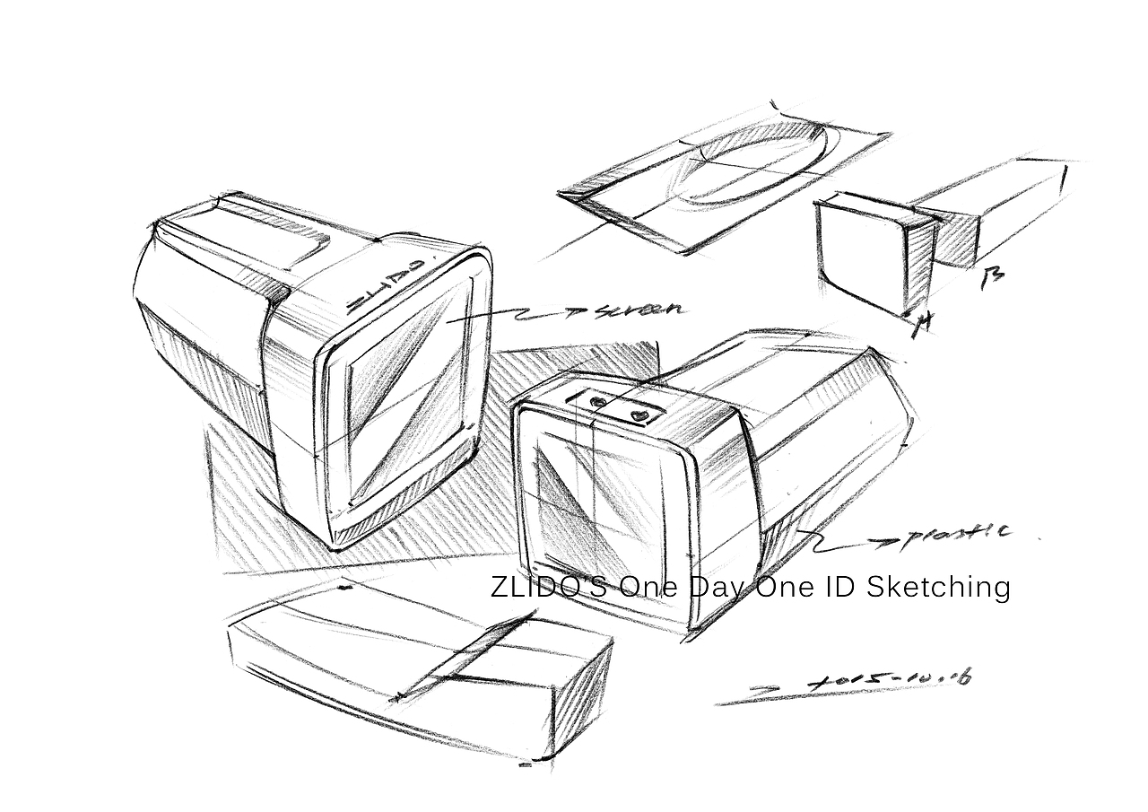 2015产品设计手绘10月 一日一画