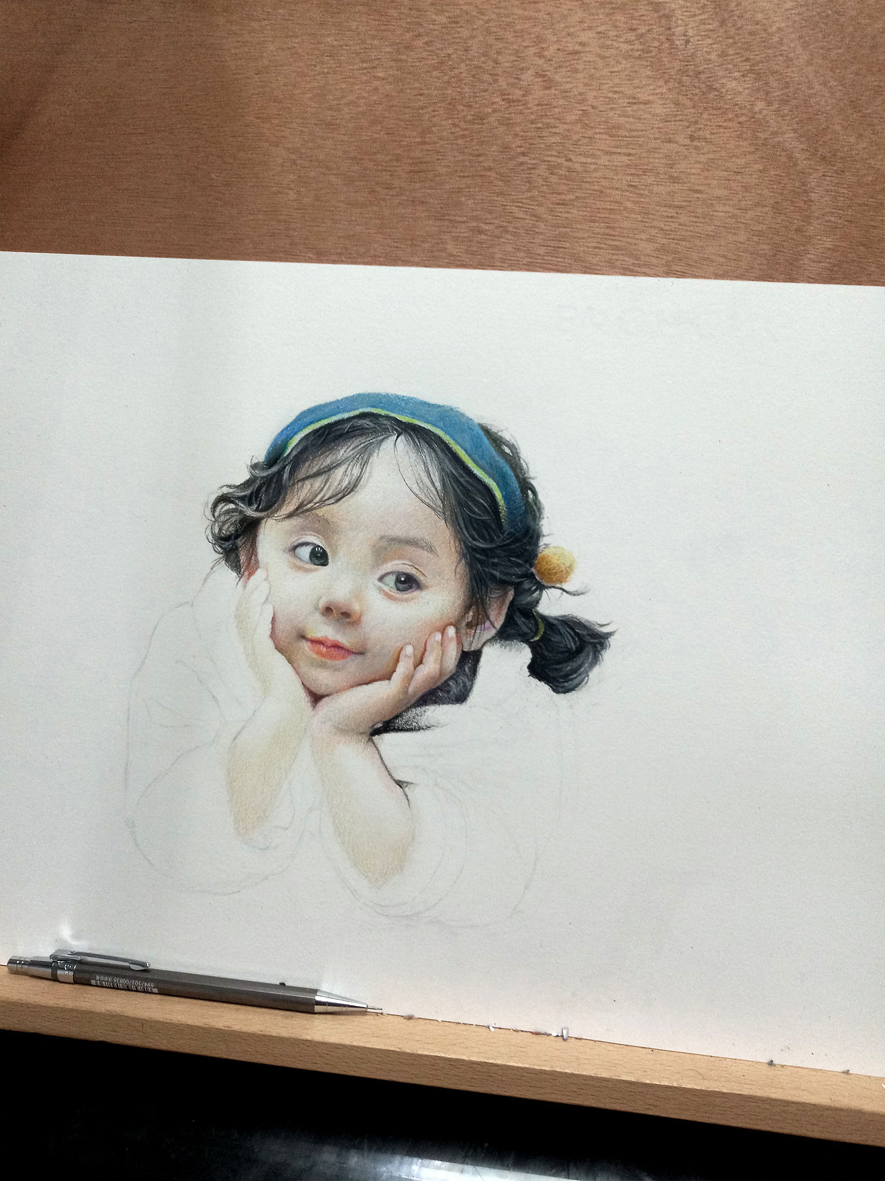 彩铅萌娃