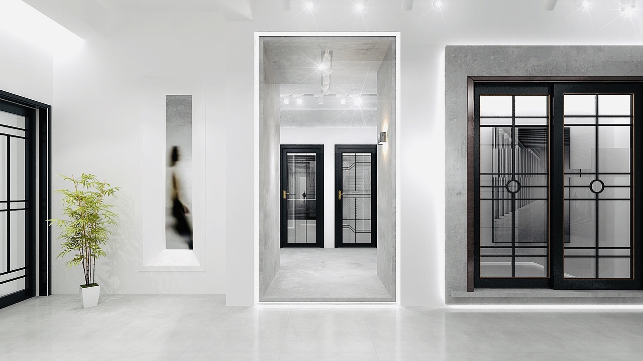 柒年设计|展示设计【塞纳德滑动门】（图ZMTQxOTAyNzEy） - 展陈设计 - 站酷设计师柒米文化原创素材 - 站酷ZCOOL