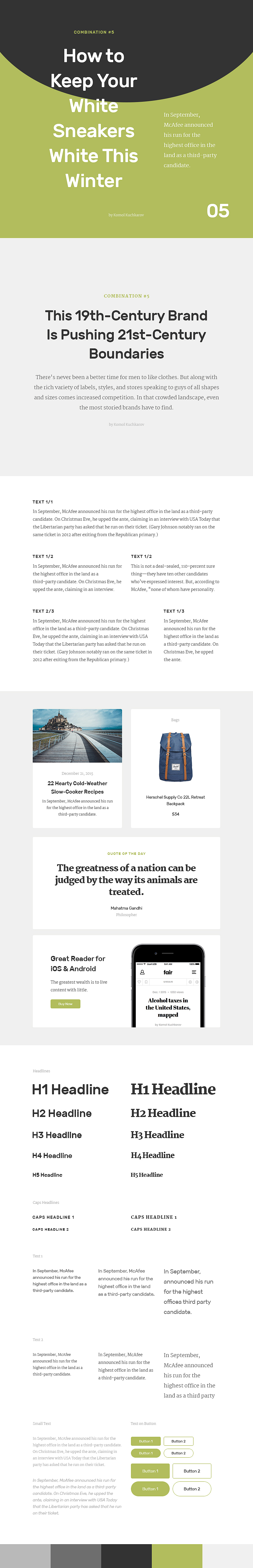Font Combinations Kit   组合