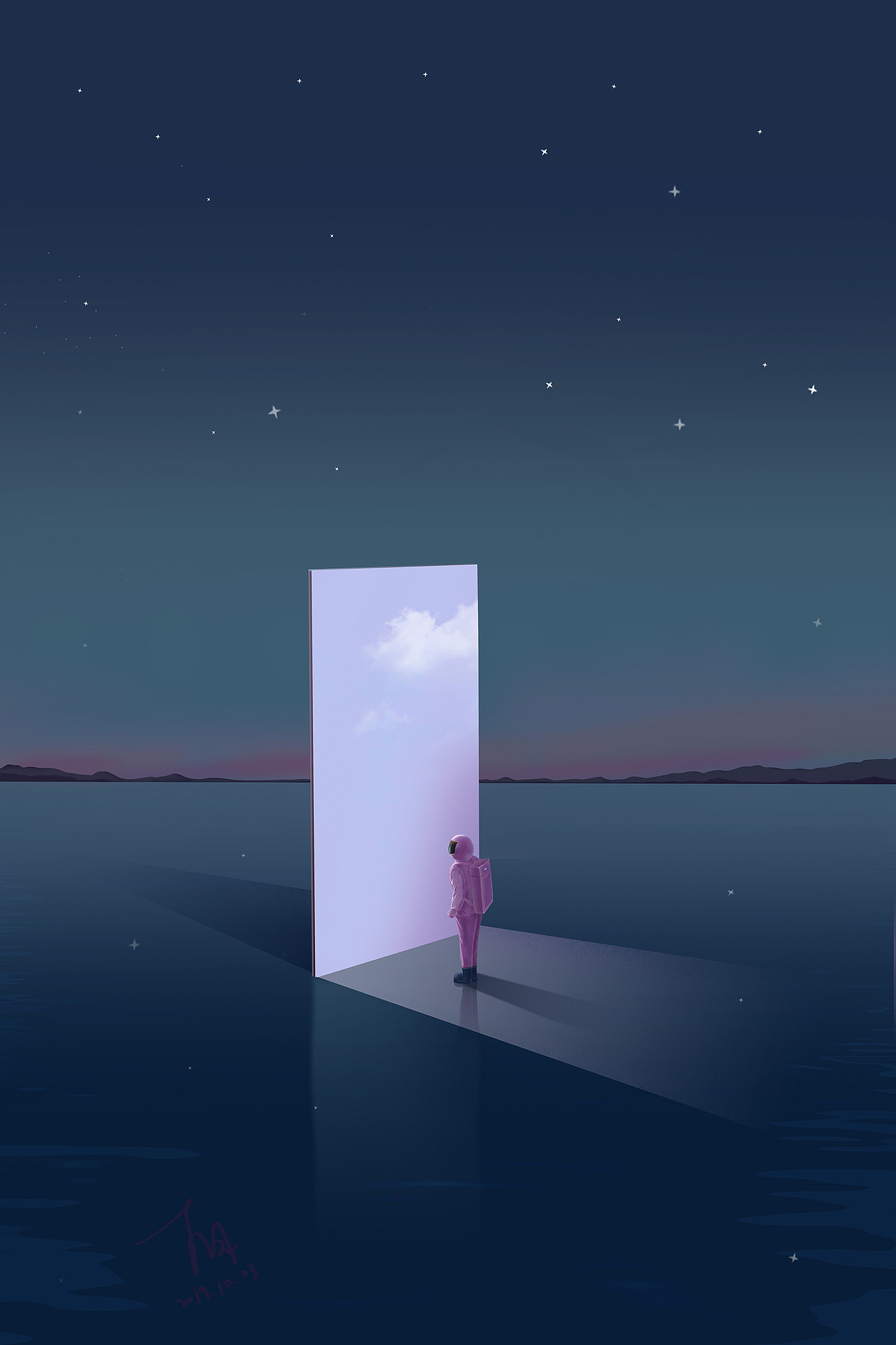 假如我们还会见面,我希望是在一面镜子里。