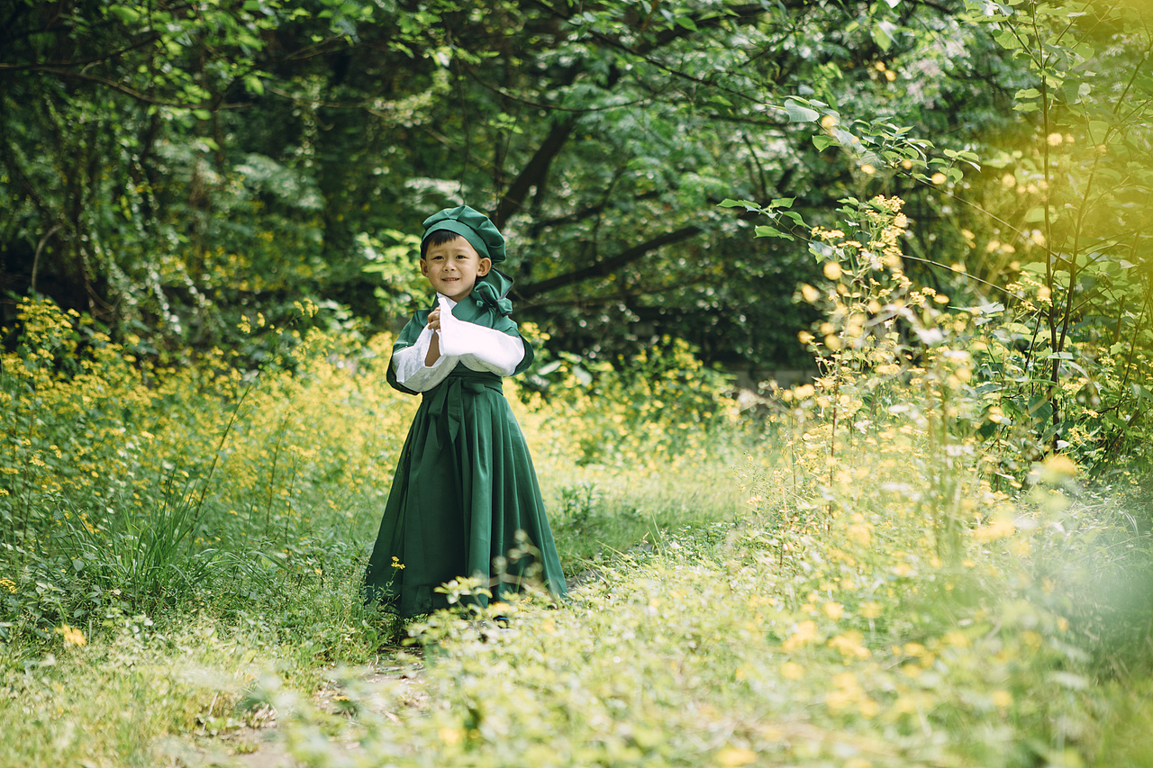 儿童成长摄影纪录古风