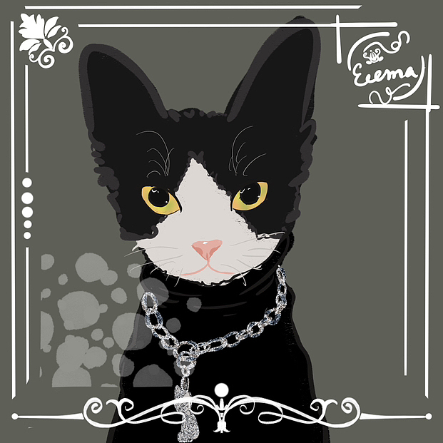 猫咪（图ZMzI0NDIyMjQw） - 创作习作 - 站酷设计师EeemaQT原创素材 - 站酷ZCOOL