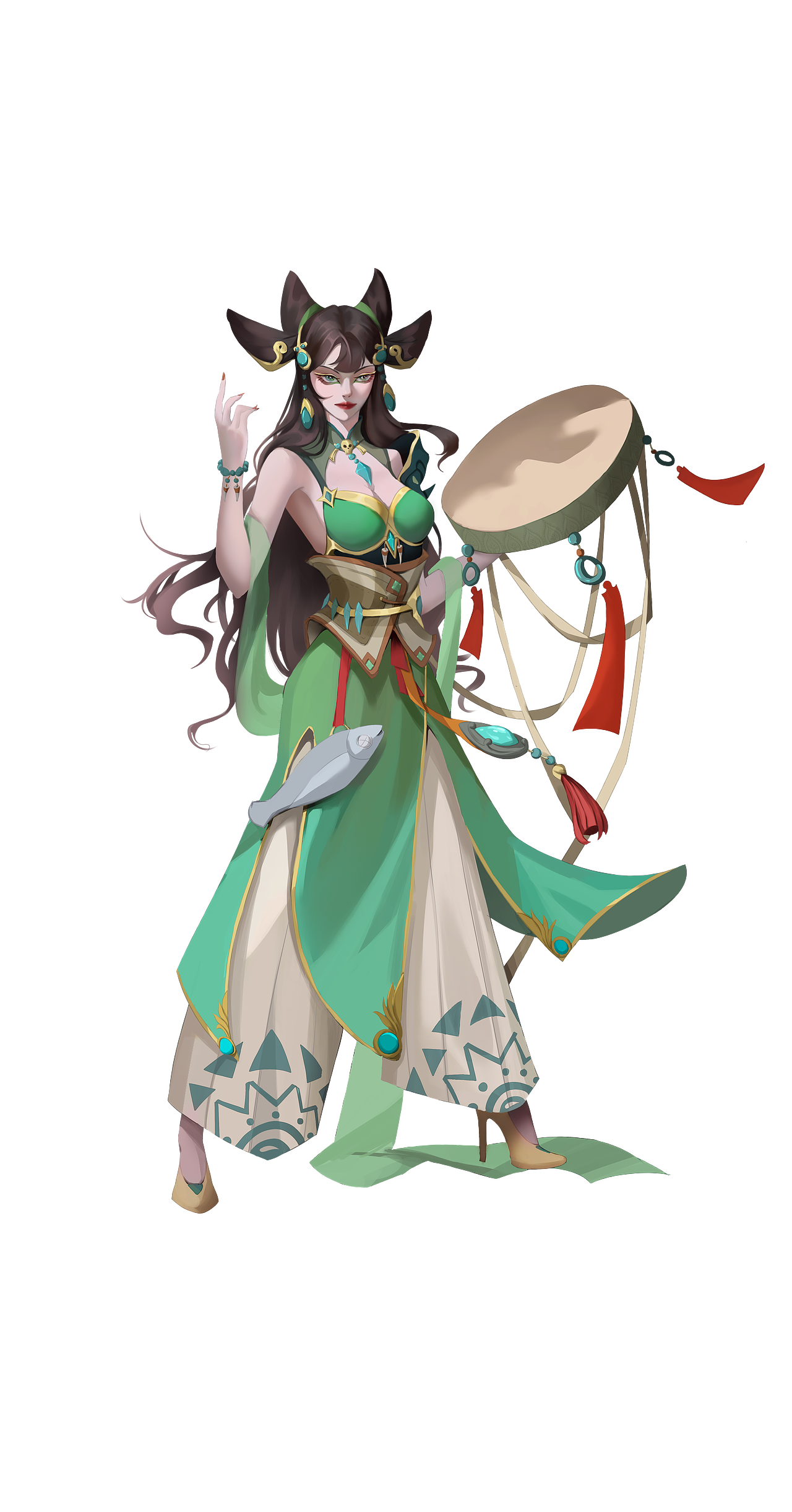 东方圣女（图ZMzQ2ODYwMTE2） - 游戏原画 - 站酷设计师二坨哒原创素材 - 站酷ZCOOL