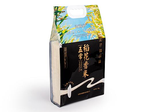 五常河灌米包装设计