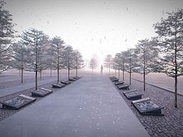 <b class='hightlight'>景观</b>造型+宣传栏