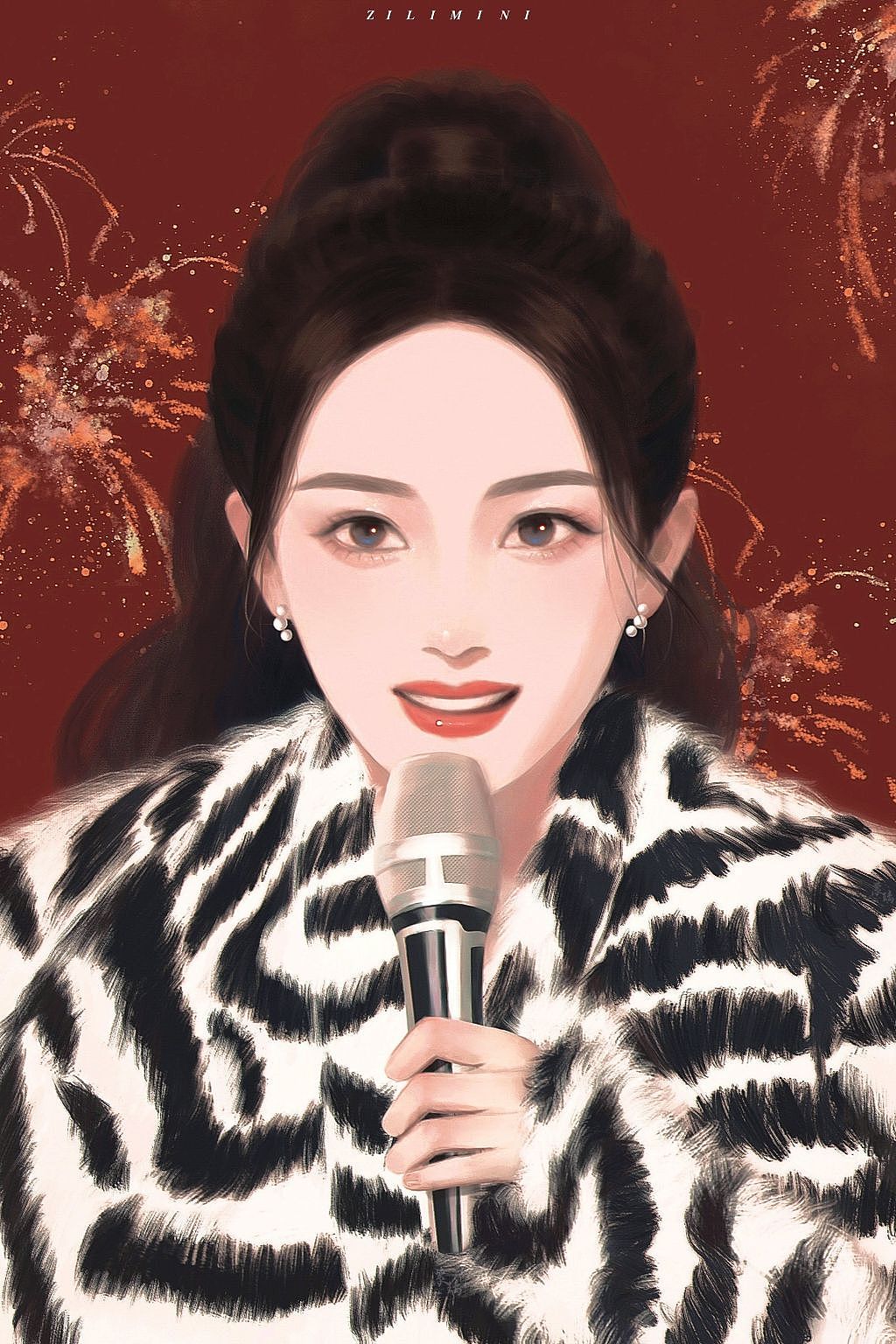 新年快乐🎆（图ZMzI4MzA1ODQ0） - 创作习作 - 站酷设计师紫璃mini原创素材 - 站酷ZCOOL