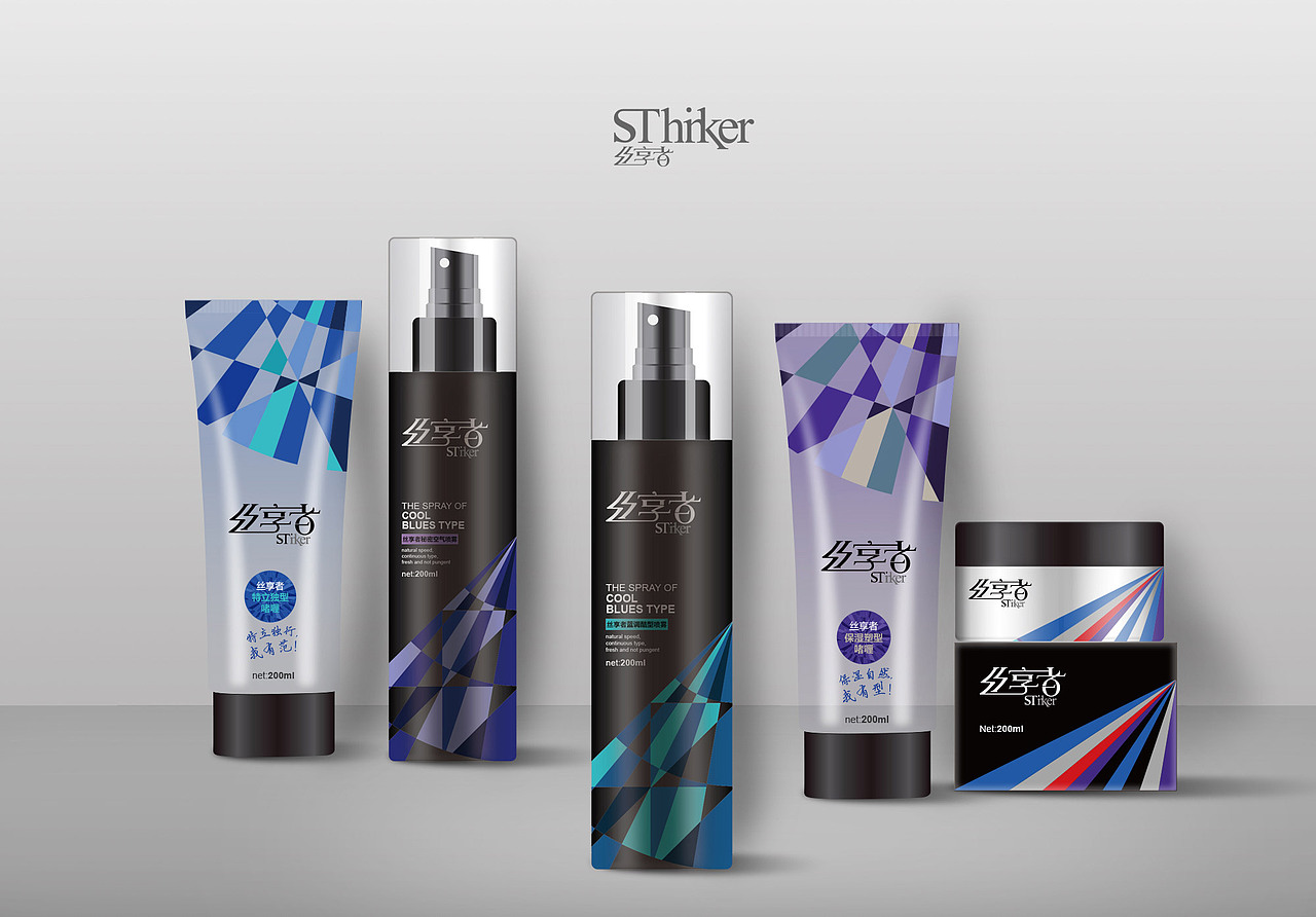 《丝享者》90后发用品个性品牌包装