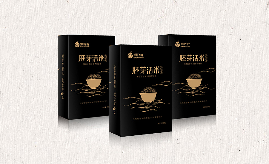 胚芽米高端礼盒（图ZMTc5NjE5NTY4） - 包装 - 站酷设计师天空燕原创素材 - 站酷ZCOOL