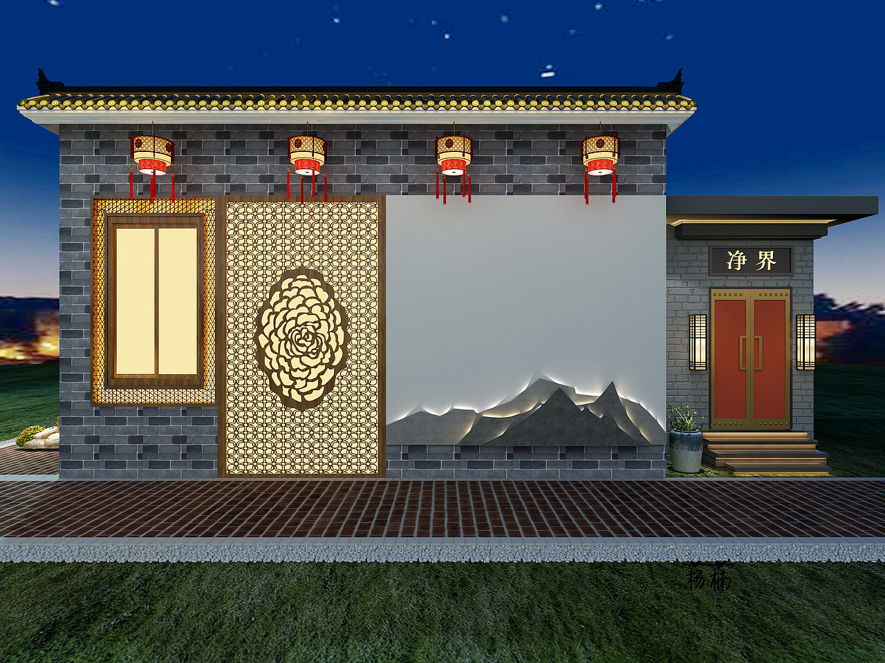 徽派门头（图ZMjI1OTM4MzAw） - 建筑设计 - 站酷设计师小楠呀原创素材 - 站酷ZCOOL