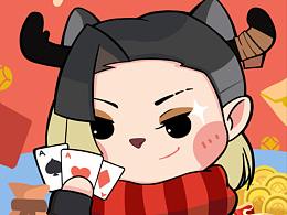 【和潮文創(chuàng)】龍九九子原創(chuàng)IP新年愿望插畫壁紙