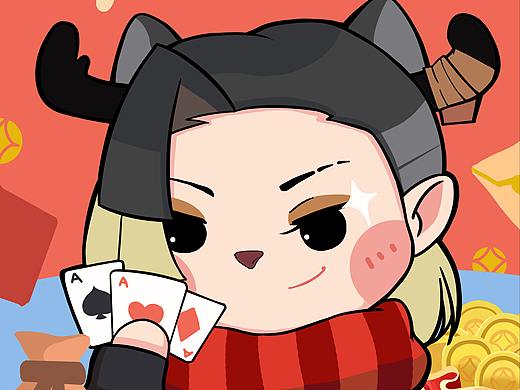 【和潮文创】龙九九子原创IP新年愿望插画壁纸