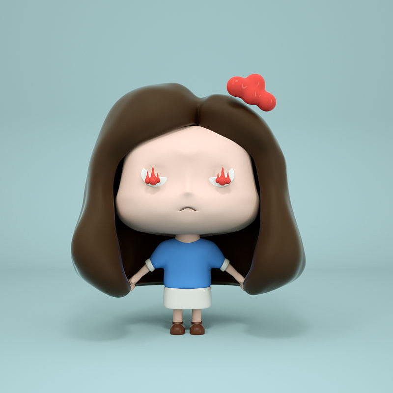 白小云 表情三维