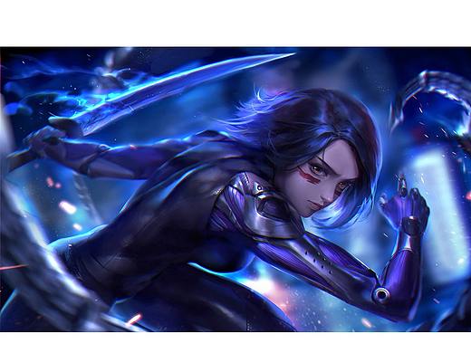 插画丨原画丨绘画丨阿丽塔同人插画图文教程