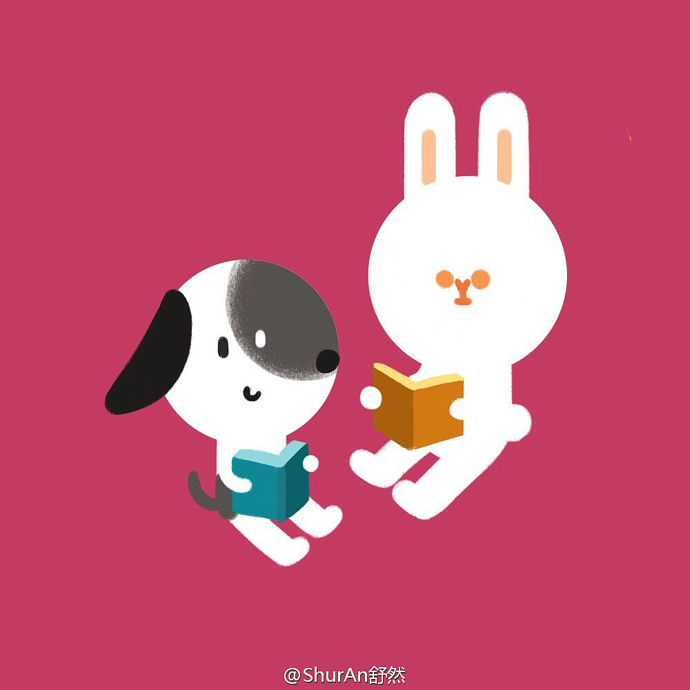 Reading day（图ZMzk3MzU3MjQ=） - 商业插画 - 站酷设计师ShurAn舒然原创素材 - 站酷ZCOOL