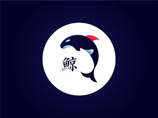鲸·和风LOGO