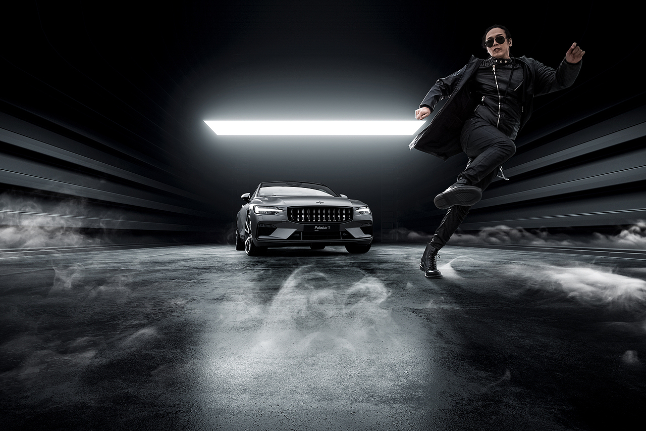 汽车修图合成 沃尔沃极星汽车合成制作（图ZMTg2MzMzNzIw） - 修图/后期 - 站酷设计师書克原创素材 - 站酷ZCOOL