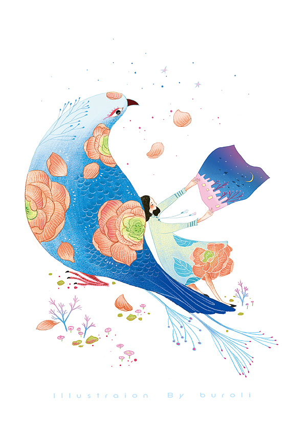 云森飞羽（图ZNTg0NDYwNDQ=） - 商业插画 - 站酷设计师卜若梨原创素材 - 站酷ZCOOL