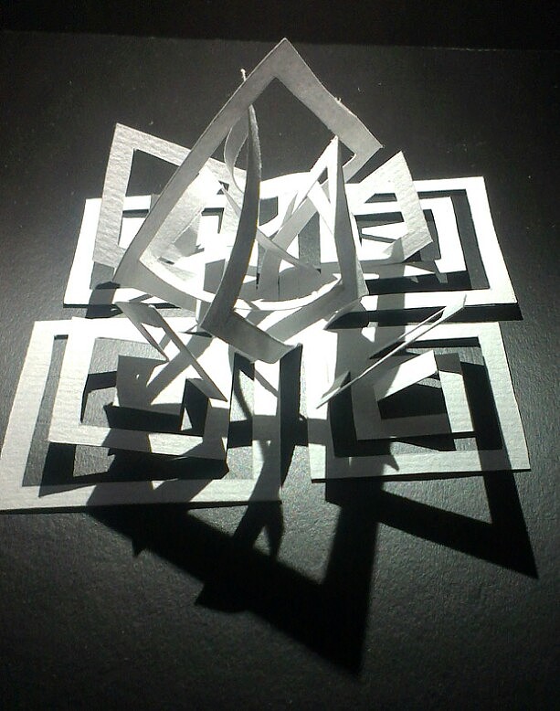 立体构成--剪纸