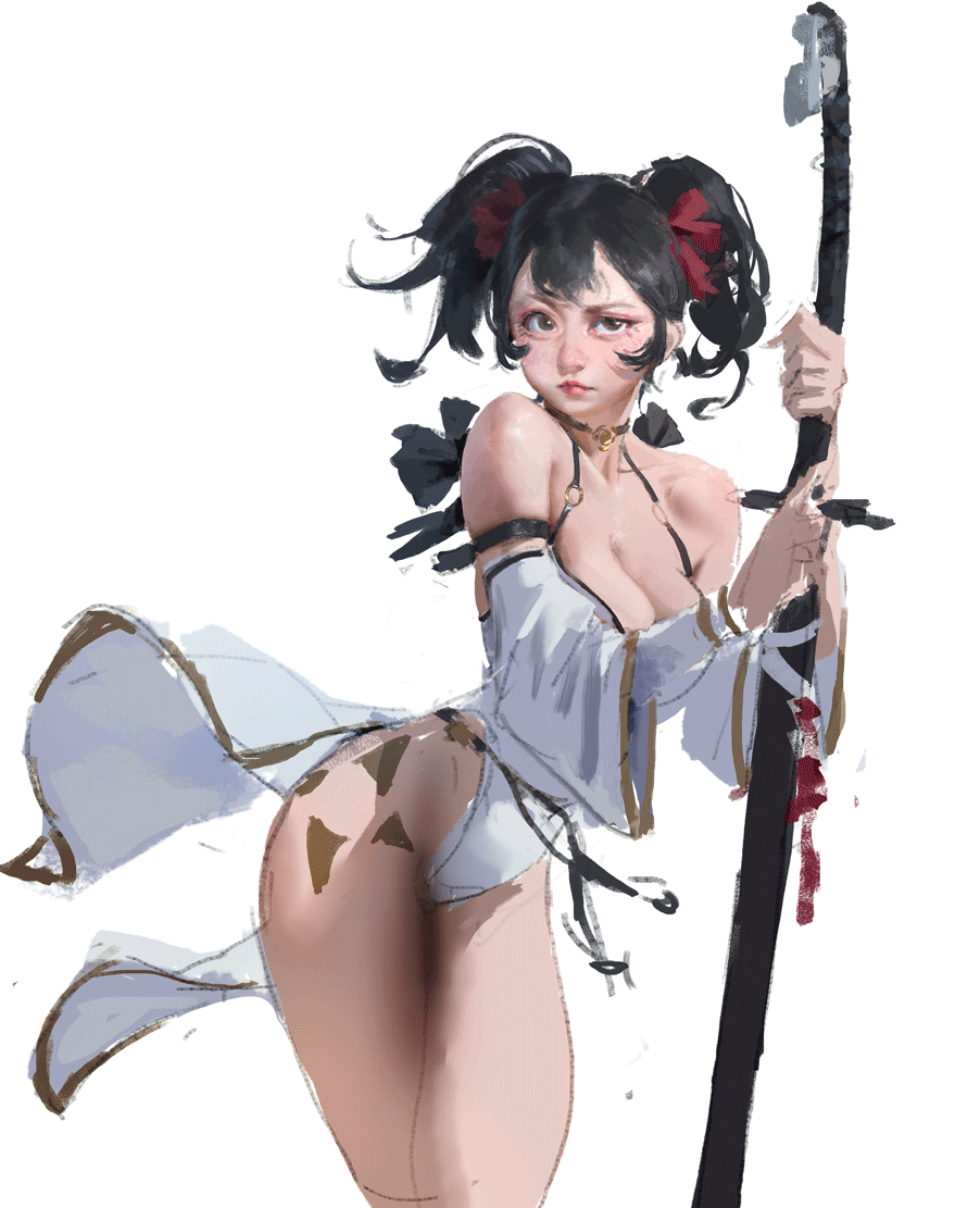 武士刀少女（图ZMjM4MjIzNjk2） - 游戏原画 - 站酷设计师维吉尔Vergilhoo原创素材 - 站酷ZCOOL