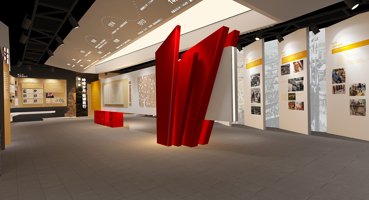 史馆|三维|建筑/空间|垚垚设计 - 原创作品 - 站酷 (zcool)