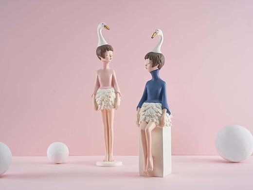 家居家装静物 | 小女孩摆件简修案例