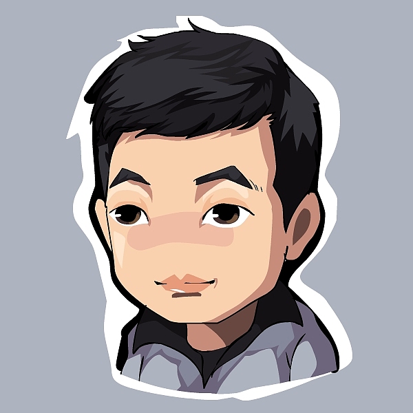 闲来无事绘制的个人微信QQ微博头像