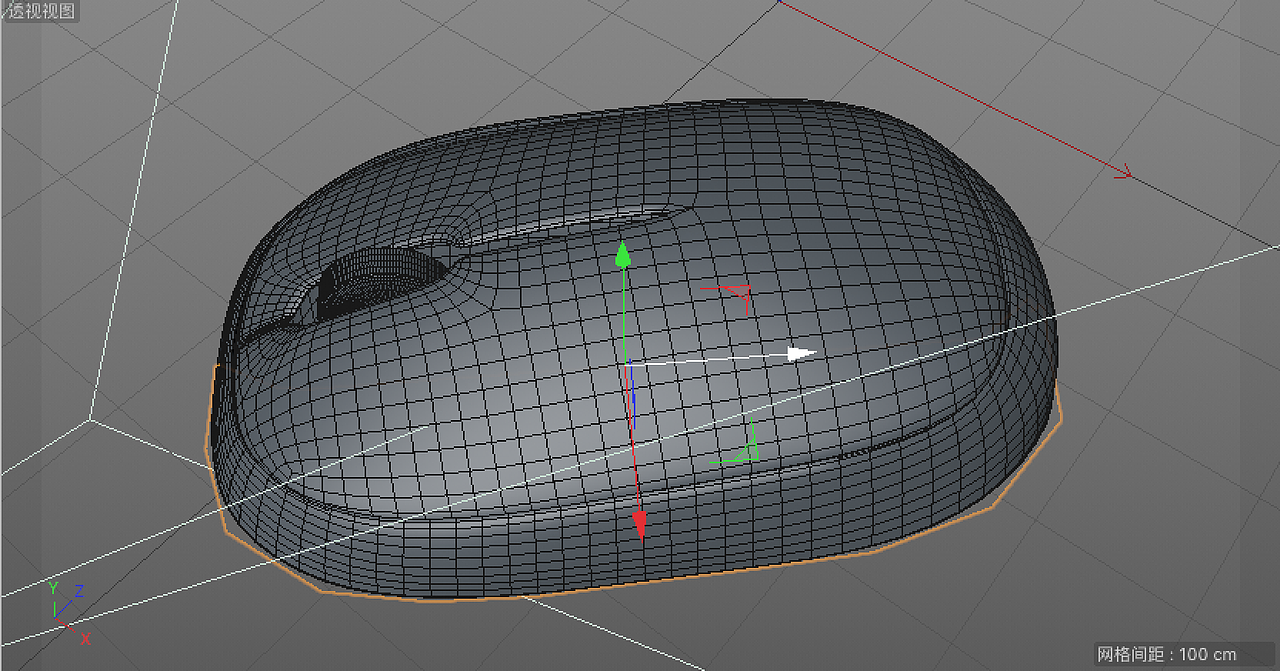 C4D鼠标建模