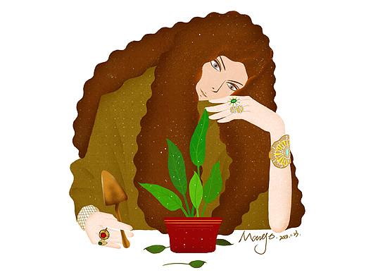 早些时候画的头像（个人主页-ZMzUzMDcyMzI=） - 商业插画 - 站酷设计师Mango1219原创素材 - 站酷ZCOOL