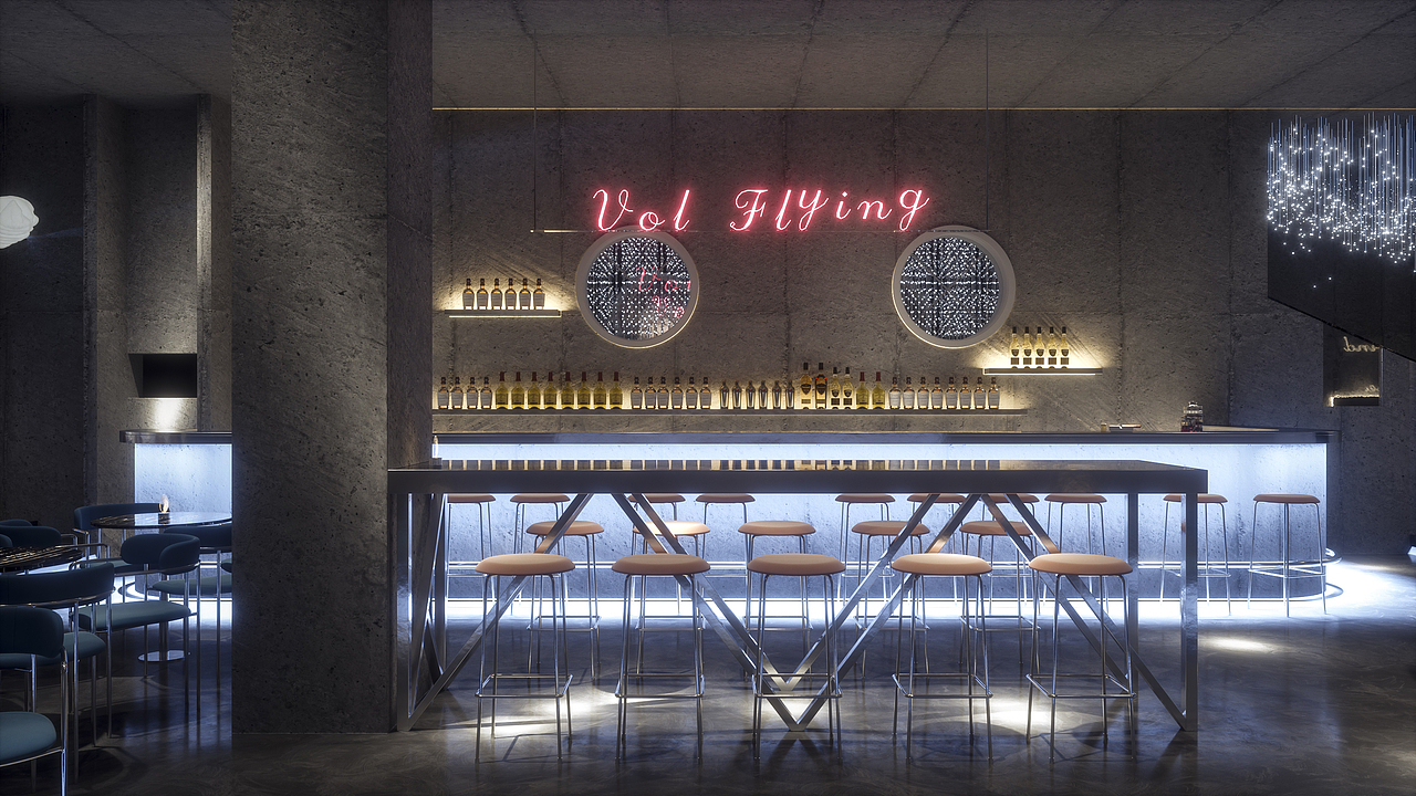 飞行主题酒吧