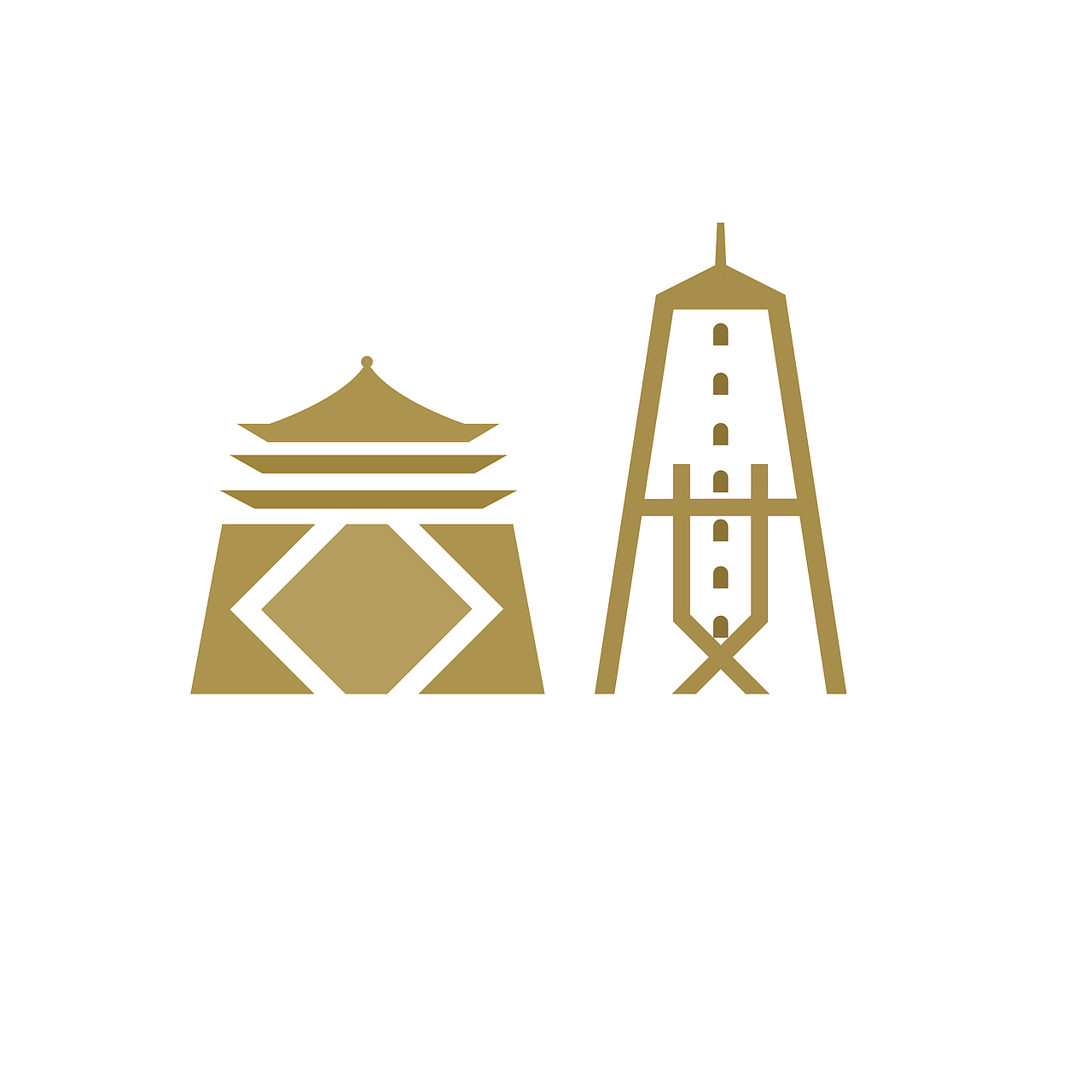 【西安】主要元素:钟楼,大雁塔