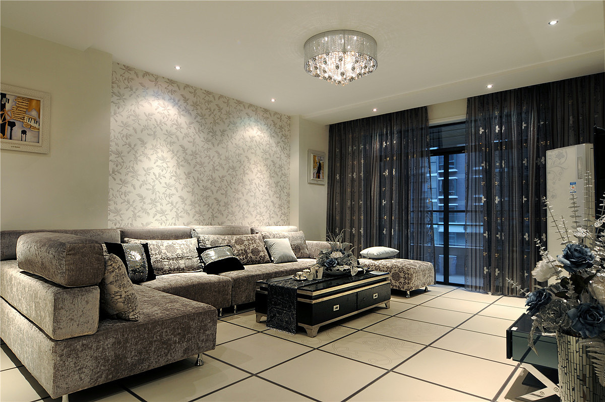 【美家堂装饰】96平米现代简约风格装修案例 双发东城印象