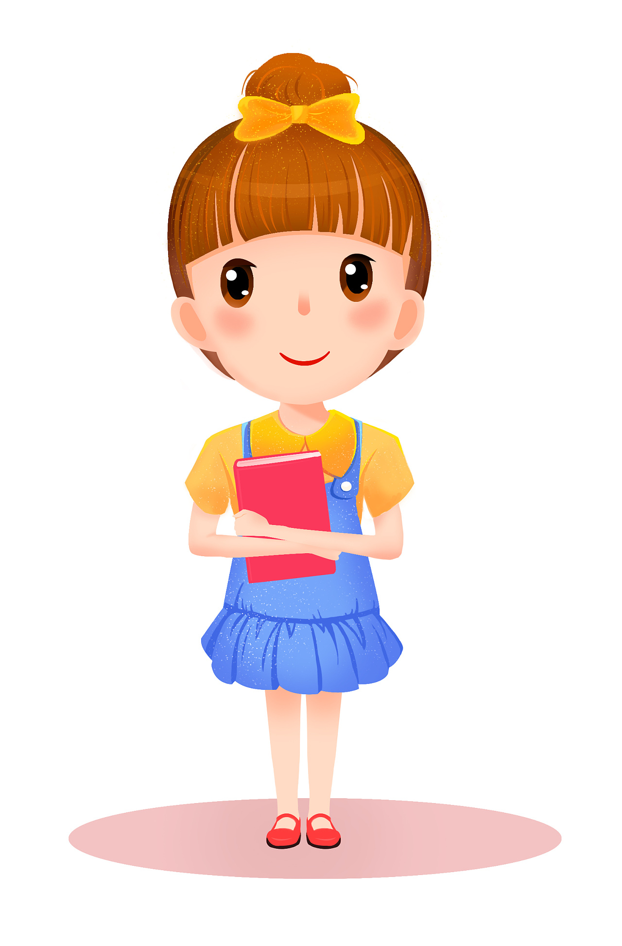 可爱内向的女孩