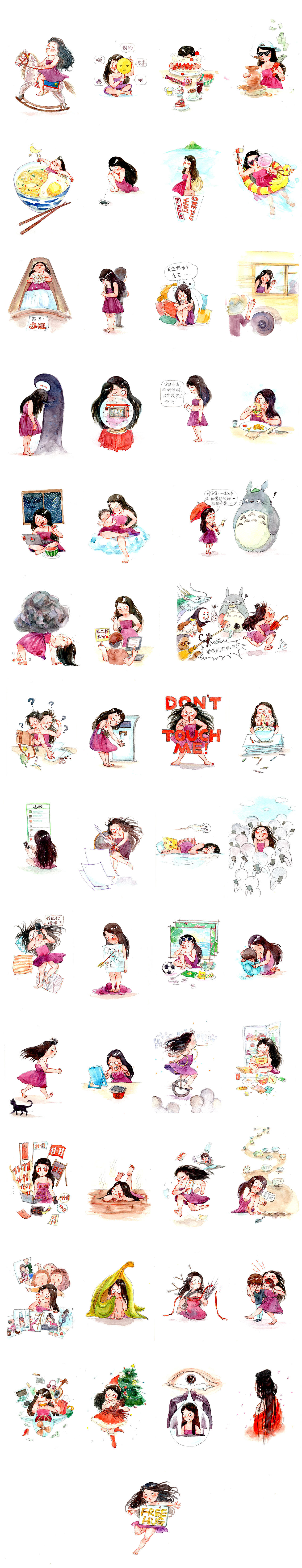 卡门日记 2018（图ZMTkzMzQ4OTQ4） - 单幅漫画 - 站酷设计师不卡门的Carmen原创素材 - 站酷ZCOOL