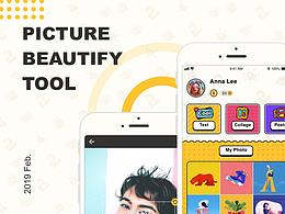 明快的图片美化小工具UI Design