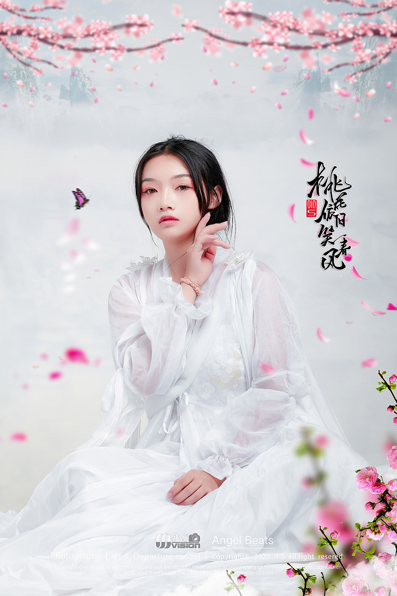 三生三世十里桃花（圖ZMjI5OTMwMjI0） - 人像攝影 - 站酷設(shè)計(jì)師小S視覺原創(chuàng)素材 - 站酷ZCOOL