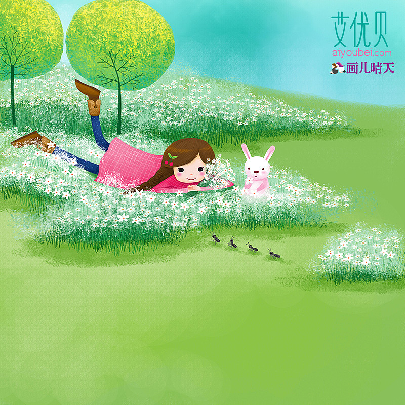 画儿晴天艾优贝唯美插画系列（图ZMTgxNzU5Mjg=） - 商业插画 - 站酷设计师画儿晴天原创素材 - 站酷ZCOOL