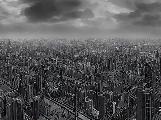 #AI创作实验室#乌云 天空 城市  说谎 黑暗