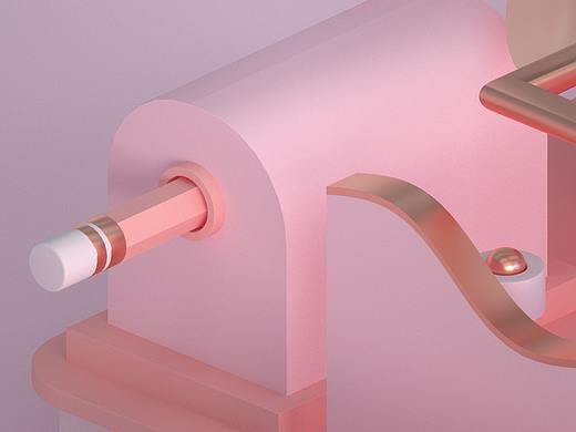 练习 | C4D学习作品 × 3D概念小场景