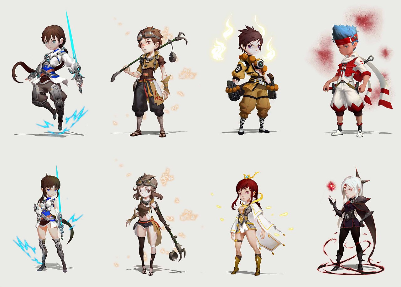 小小枭作品（图ZODkxMjk0MTY=） - 游戏原画 - 站酷设计师艺数绘CG原创素材 - 站酷ZCOOL
